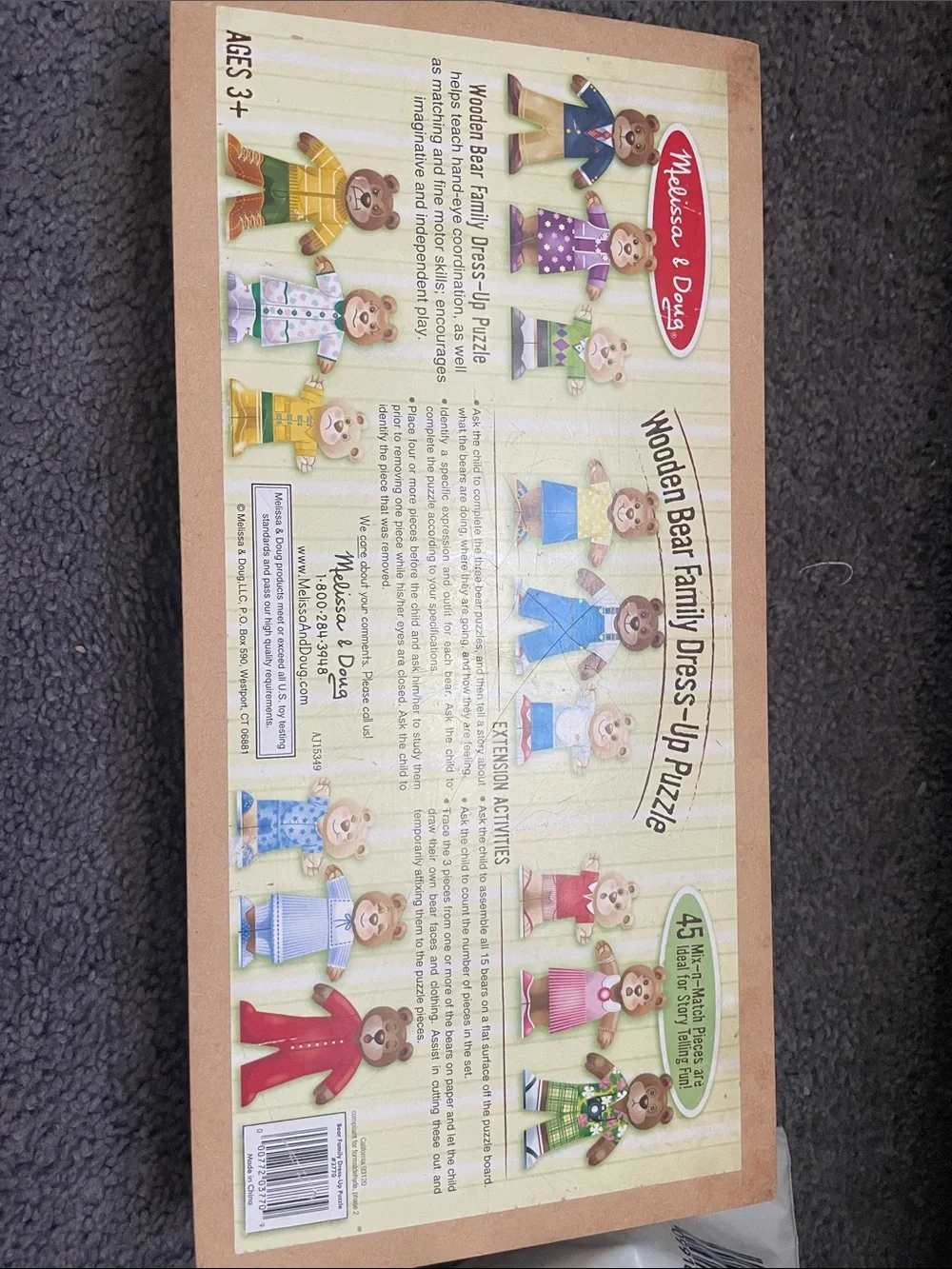 Melissa &doug Wooden Toy Puzzle